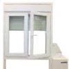 Ventana PVC Blanca Cortizo Apertura Interior Abisagrada 70