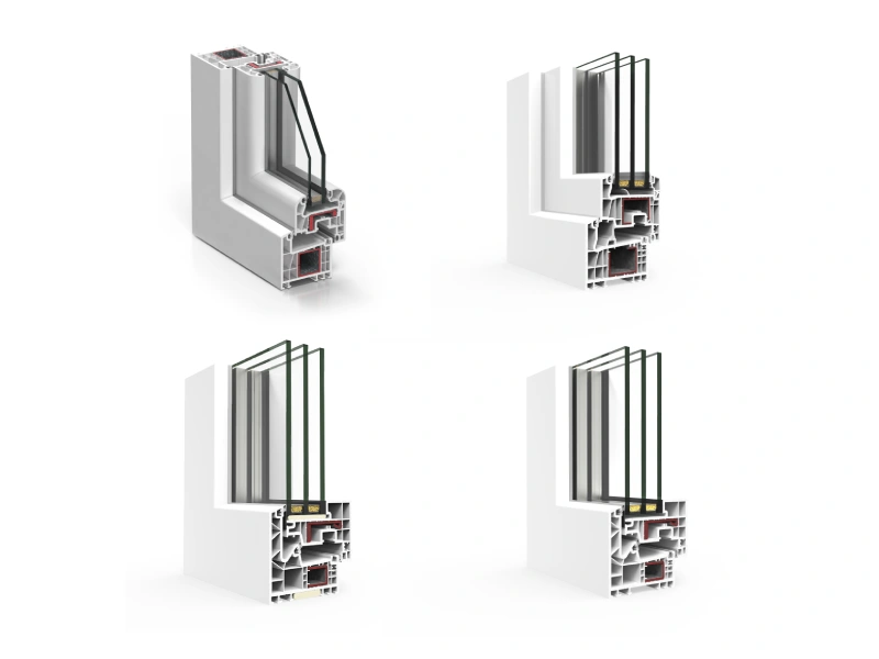Perfiles ventanas PVC Cortizo