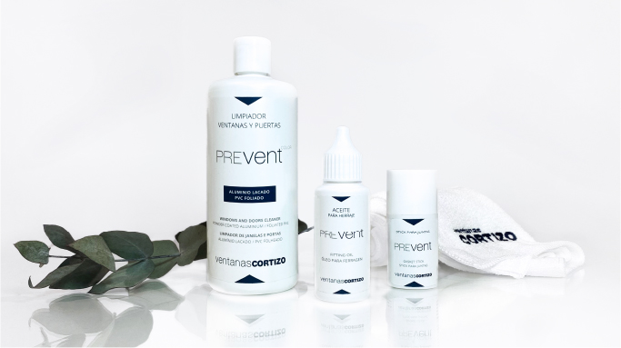 Kit de Mantenimiento de ventanas de PVC Prevent base color